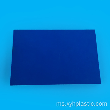 Lembaran PVC Biru Satu sisi untuk Gam